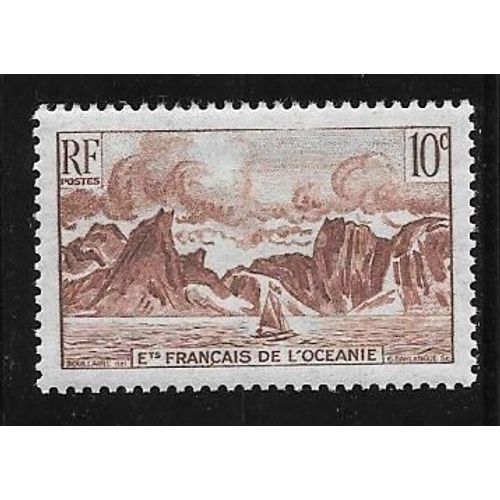 Timbre De L'établissement De L'océanie De 1948,N°182,Neuf.