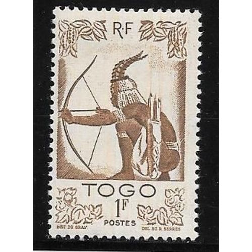 Timbre Du Togo De 1947,N°240,Neuf,1f.Chasseur.