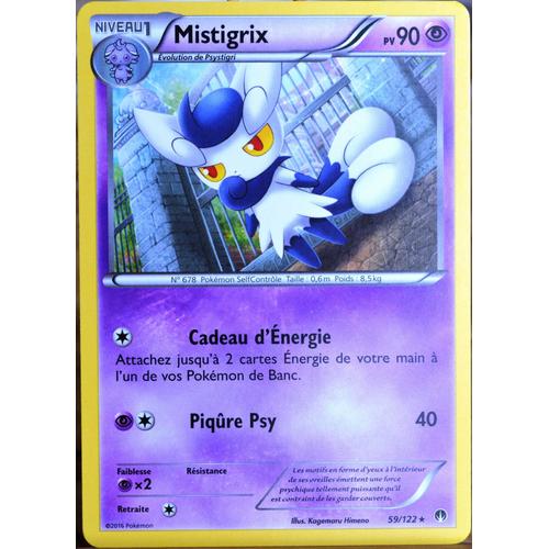 Carte Pokémon 59/122 Mistigrix 90 Pv Xy09 - Rupture Turbo Neuf Fr