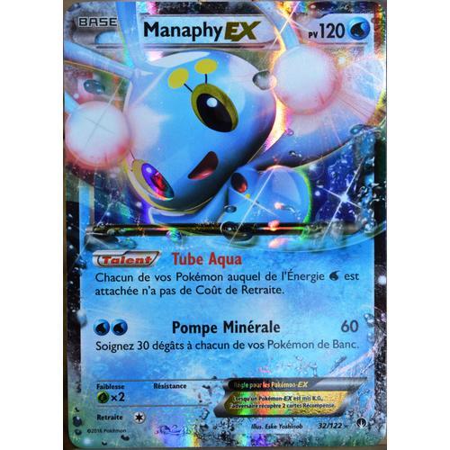 Carte Pokémon 32/122 Manaphy Ex 120 Pv Xy09 - Rupture Turbo Neuf Fr