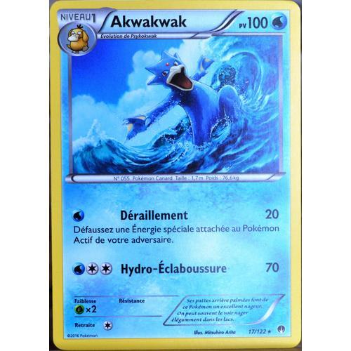 Carte Pokémon 17/122 Akwakwak 100 Pv Xy09 - Rupture Turbo Neuf Fr