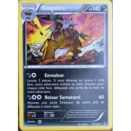 Carte Pokémon 73/122 Tengalice 140 Pv Xy09 - Rupture Turbo Neuf Fr