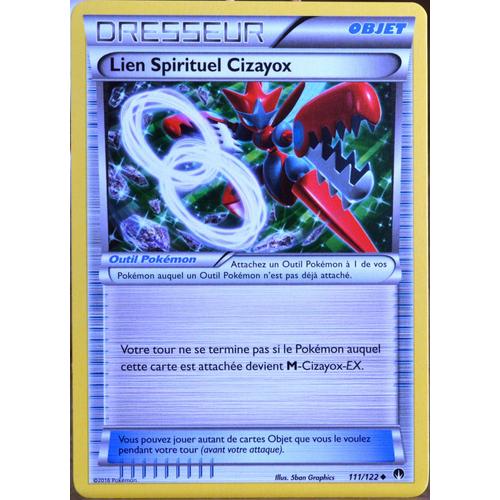 Carte Pokémon 111/122 Lien Spirituel Cizayox Xy09 - Rupture Turbo Neuf Fr