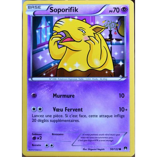 Carte Pokémon 50/122 Soporifik 70 Pv Xy09 - Rupture Turbo Neuf Fr