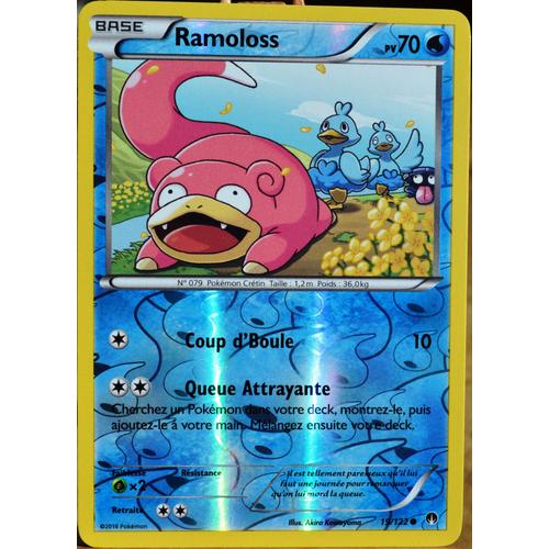 Carte Pokémon 19/122 Ramoloss 70 Pv - Reverse Xy - Rupture Turbo Neuf Fr