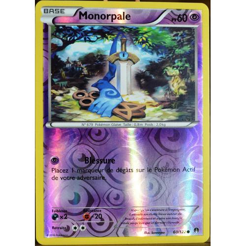 Carte Pokémon 60/122 Monorpale 60 Pv - Reverse Xy - Rupture Turbo Neuf Fr