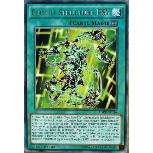 Carte Yu-Gi-Oh Hsrd-Fr036 Circuit Structure-Psy Neuf Fr