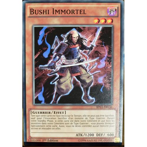 Carte Yu-Gi-Oh Bp03-Fr036 Bushi Immortel Neuf Fr