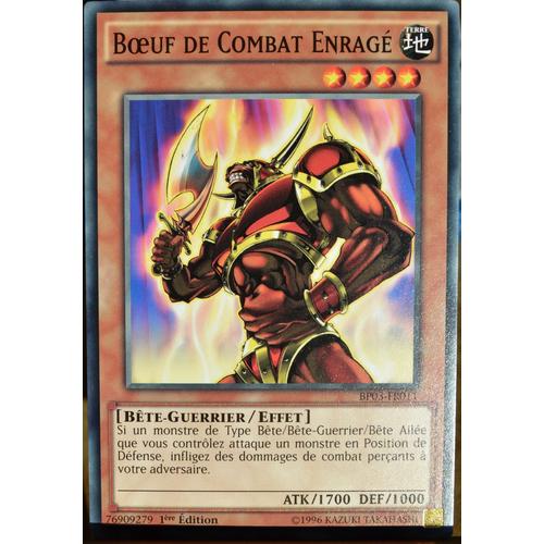 Carte Yu-Gi-Oh Bp03-Fr011 Boeuf De Combat Enragé Neuf Fr