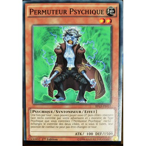 Carte Yu-Gi-Oh Bp03-Fr051 Permuteur Psychique Neuf Fr