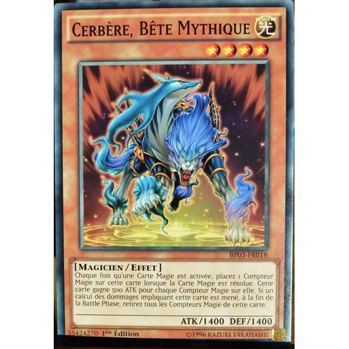 Carte Yu-Gi-Oh Bp03-Fr018 Cerbère, Bête Mythique (Mythical Beast Cerberus) - Commune Neuf Fr