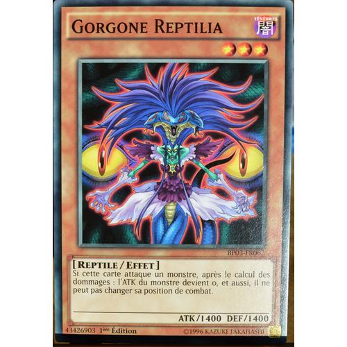 Carte Yu-Gi-Oh Bp03-Fr067 Gorgone Reptilia Neuf Fr