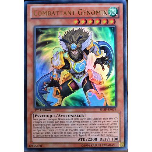 Carte Yu-Gi-Oh Shsp-Fr039 Combattant Génomix Neuf Fr