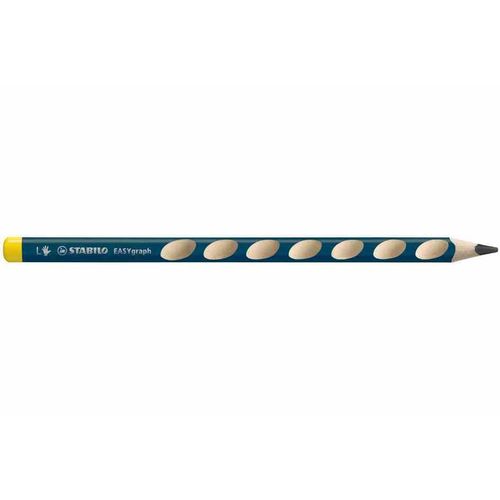 Stabilo Crayon Ergonomique Easygraph Gaucher Mine 3,15 Mm Hb Bout Jaune