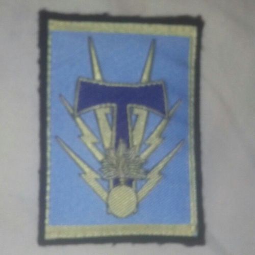 Insigne Tissu Brigade De Transmission Et D'appui Terrestre Velcro 