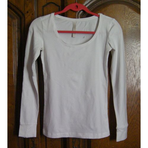 Top Blanc Bershka - Taille 36/38