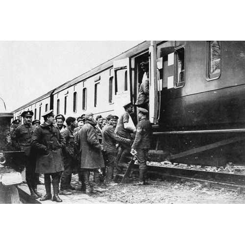 Ww1 - Train-Hôpital Pour Blessés Anglais Et Portugais À Hinges Le 10 Avril 1918