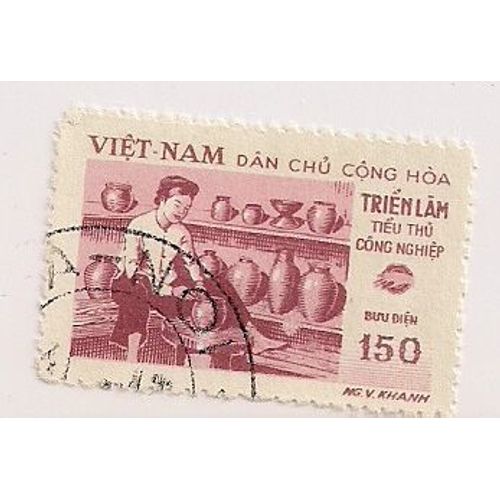 Vietnam Nord- 1 Timbre Oblitéré- N°148- Foire-Exposition De L' Artisanat