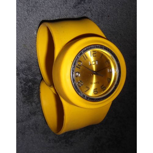 Montre Sport Silicone Bracelet Rigide