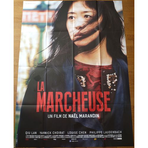 La Marcheuse De Naël Marandin Avec Qiu Lan, Yannick Choirat - Affiche Originale De Film Format 120 X 160 Cm