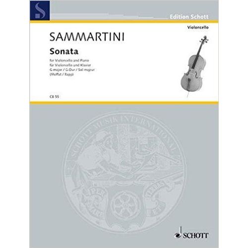 Sonata In G Major: Violoncello And Piano