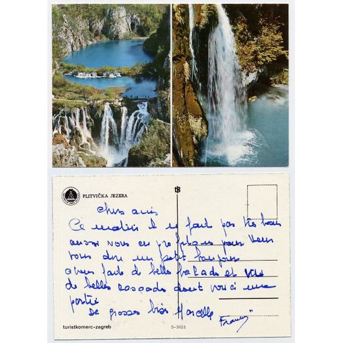 Carte Postale Croatie Plitvicka Jezera