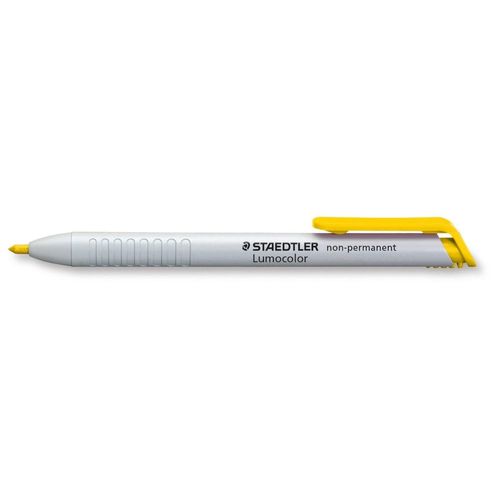 Staedtler Lot De 3 Marqueurs À Sec Non-Permanent Lumocolor Omnichrom 768n, Jaune