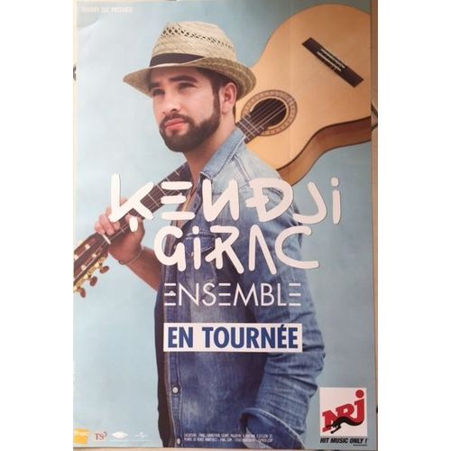 Kendji Girac - Ensemble - En Tournée - Affiche / Poster Livré Roulé