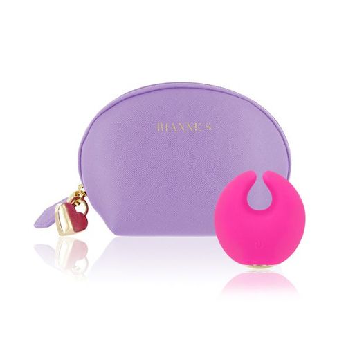 Vibromasseur En Forme De Lune Rechargeable Rose Rianne S Version Luxe Pochette