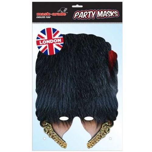 Masque Carton Agleterre Coldstream Guard Bearskin