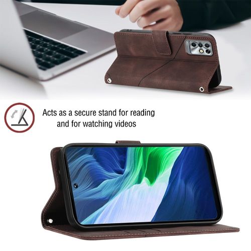 Coque pour Infinix Note 10,Housse en Cuir Pu Pochette Portefeuille