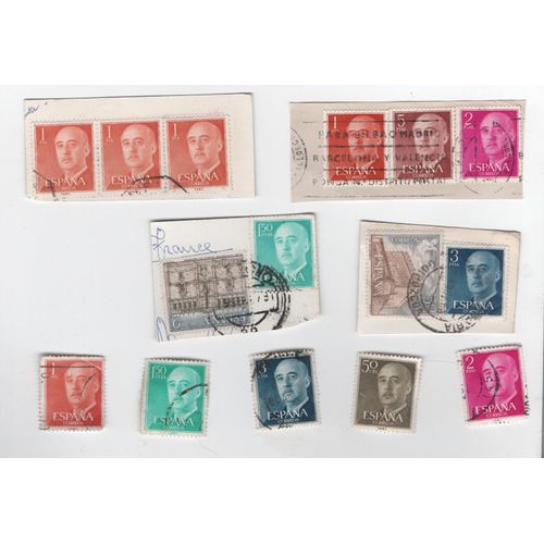 Lot De Timbre Timbres Espagne Franco 