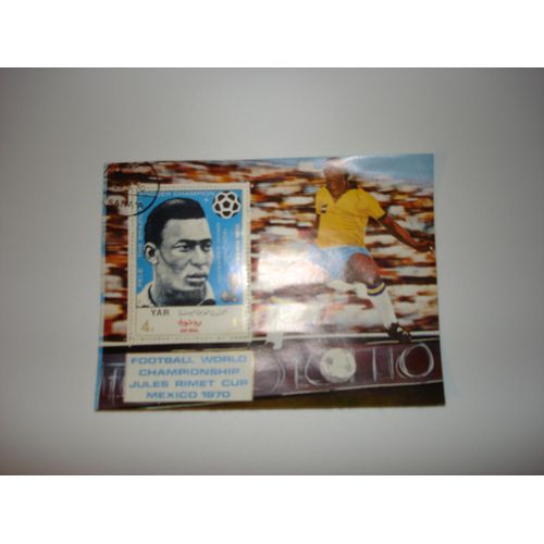 Timbre Coupe Du Monde 1970 Mexico