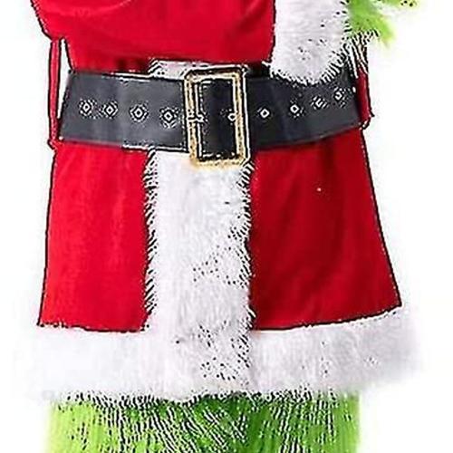 Costume De Cosplay 7 Pièces, Tenue De Noël Grinch, Costume De Fête Avec Masque Goodnice