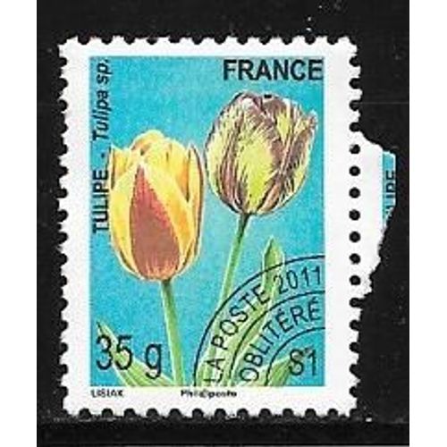 Timbre Préoblitéré De 2011,N°259.Tulipe (Tulipa Sp.).