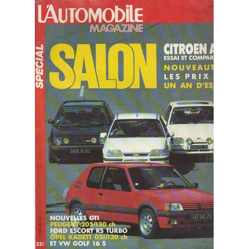 L'automobile Magazine 484 ,Salon 1986