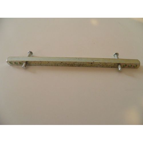 Tige Carré 6 x 125 Percée 4+4 Trous, 2 Goupilles, pour Serrure Horizontale et Boutons Double, femelle 6mm