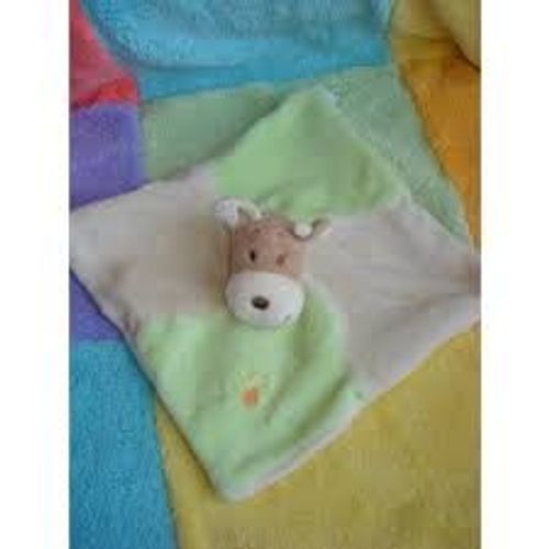 Doudou Girafe  Vache Maxita Broderie Arbre Vert 