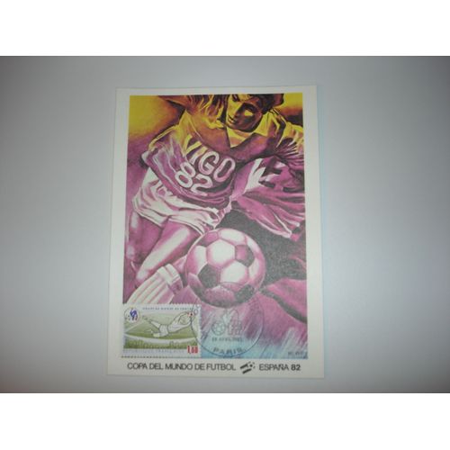 Timbre Coupe Du Monde 1982