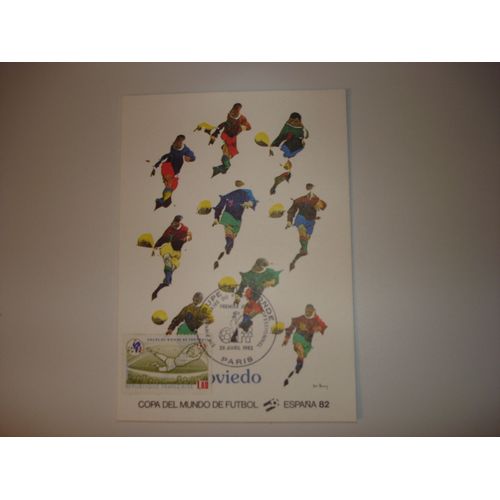 Timbre Coupe Du Monde 1982