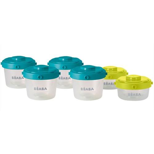 Lot De 6 Portions Clip 1er Âge 60 Ml Et 120 Ml De Beaba