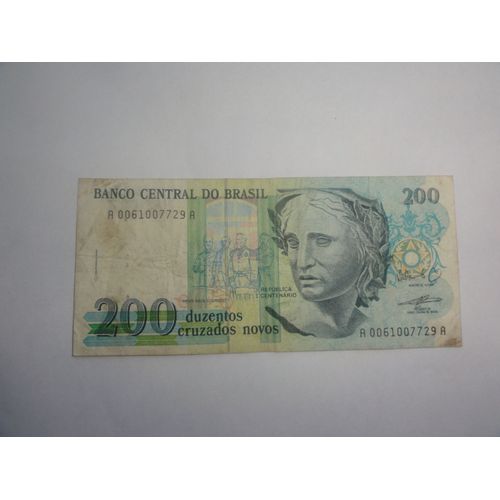 Billet 200 Cruzados Novo Bresil