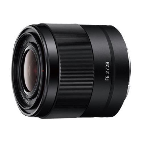 Objectif Sony SEL28F20 - Fonction Grand angle - 28 mm - f/2.0 FE - Sony E-mount - pour Cinema Line; a VLOGCAM; a1; a6700; a7 IV; a7C; a7C II; a7CR; a7R V; a7s III; a9 II; a9 III