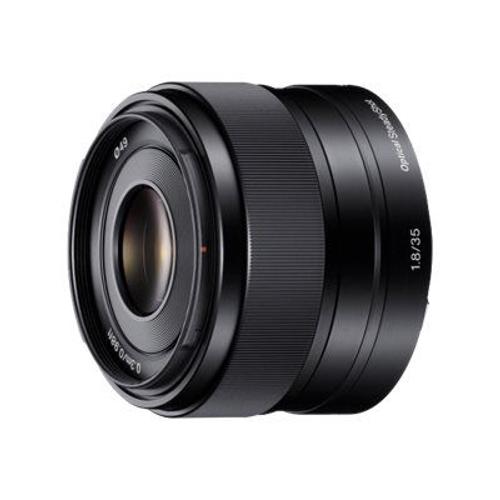 Objectif Sony SEL35F18 35 mm - f/1.8 OSS - Sony E-mount - pour Cinema Line; a VLOGCAM; a1; a6700; a7 IV; a7C; a7C II; a7CR; a7R V; a7s III; a9 II; a9 III