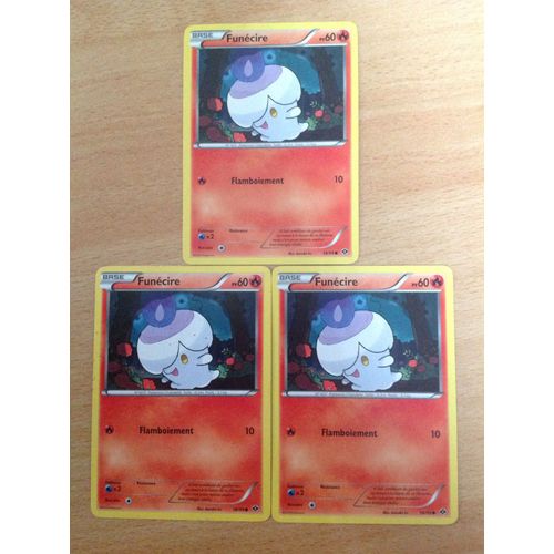 3 Cartes Funécire 60pv (18/99) 
