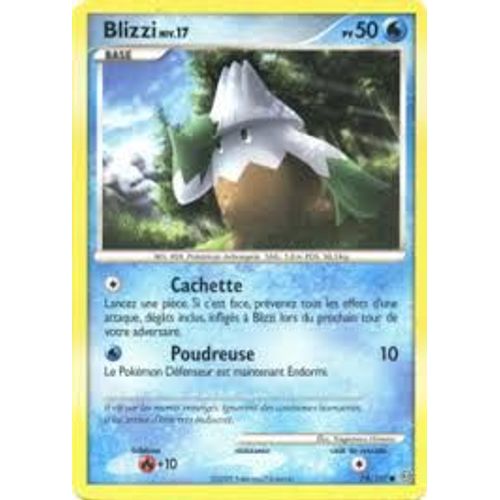 Carte Pokémon Pv 50 Blizzi 74/100