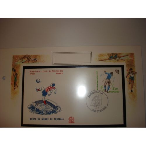Enveloppe Premier Jour D'emission Coupe Du Monde 1982