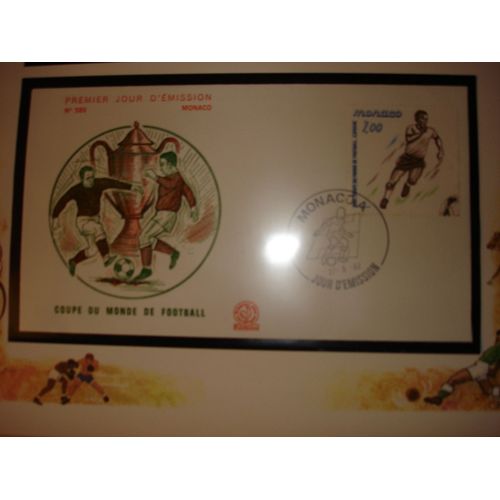 Timbre Monaco Coupe Du Monde 1982