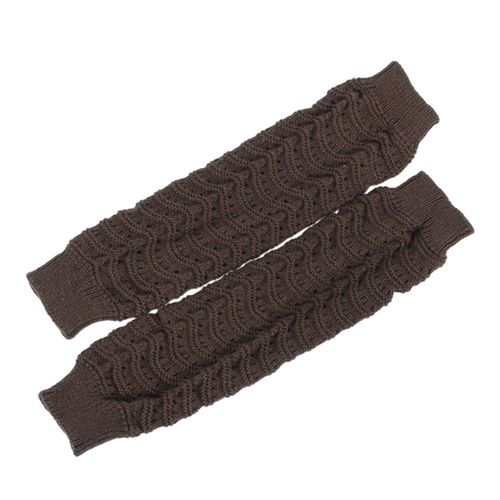 Femmes Drôle Nouveauté Laine Jambières Filles Vintage Kniestricken Footles Kaffee Goodnice