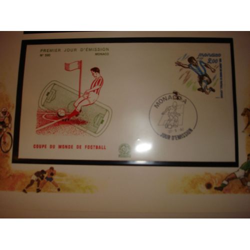 Timbre Monaco Coupe Du Monde 1982